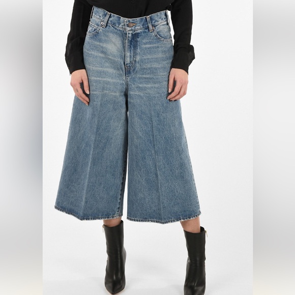 Celine Denim - CELINE - WIDE LEG HIGH WAIST JEANS - Size 25